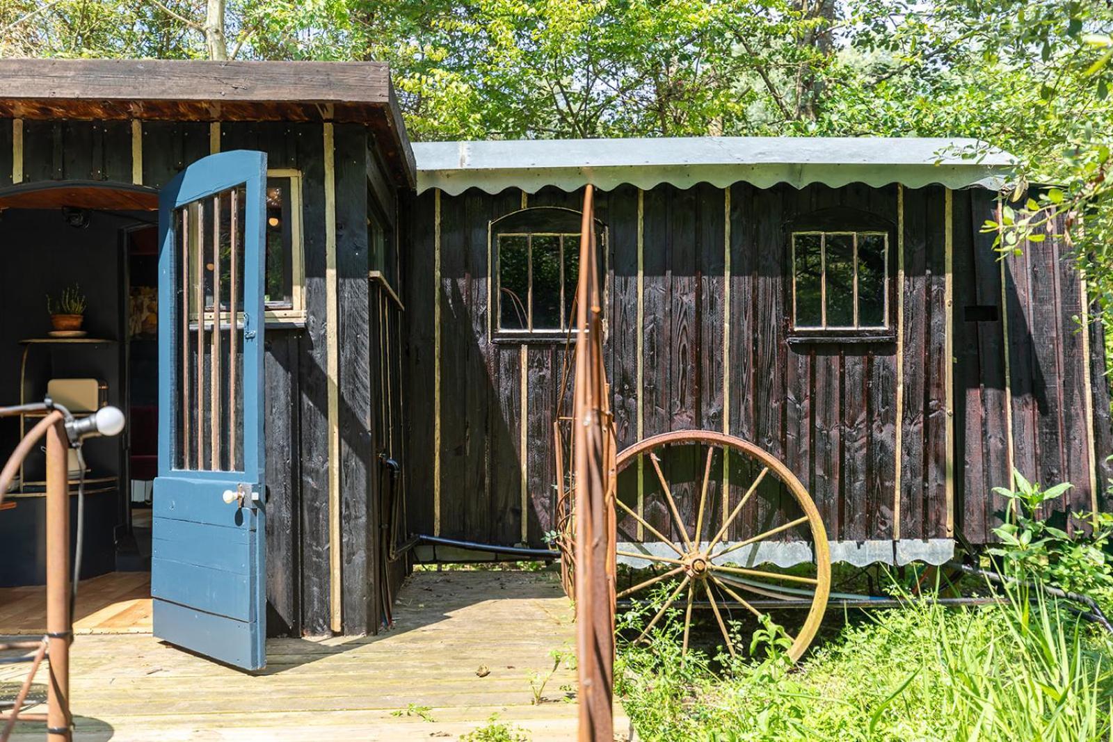 Les Cabanes Des Marais La Madelaine-sous-Montreuil Exterior foto